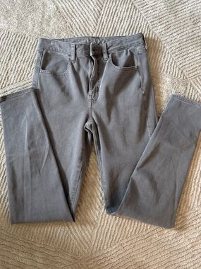 American Eagle Outfitters Light Gray Stretch Jeans